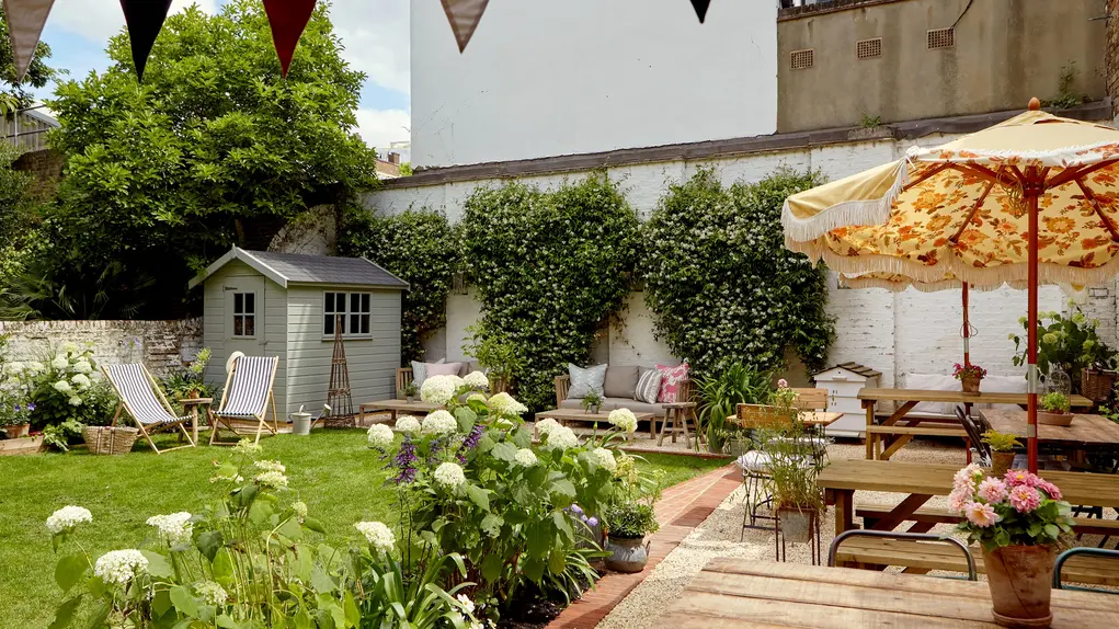 The Buttery’s secret garden in summer