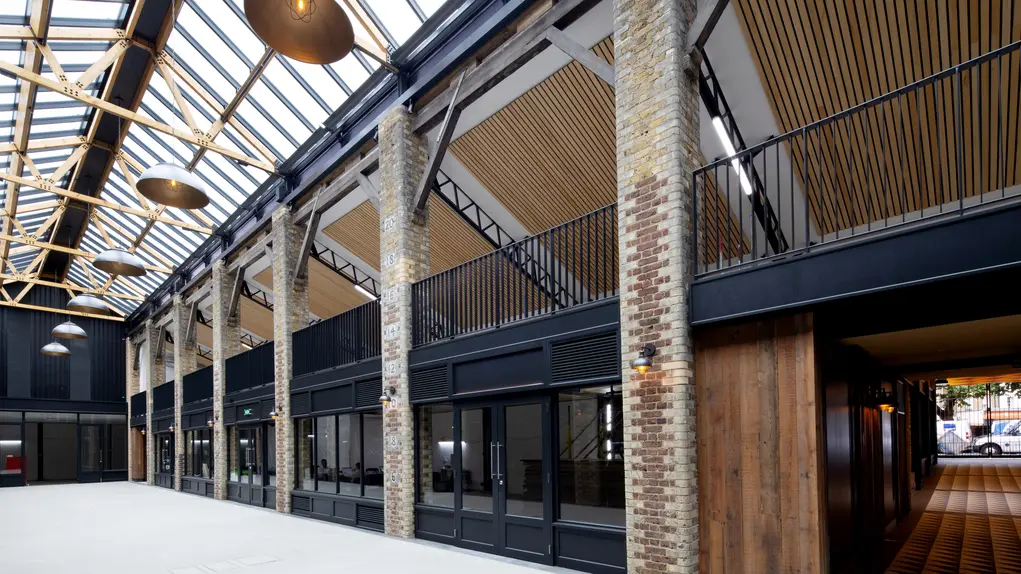Inside Newsons Yard on Pimlico Road