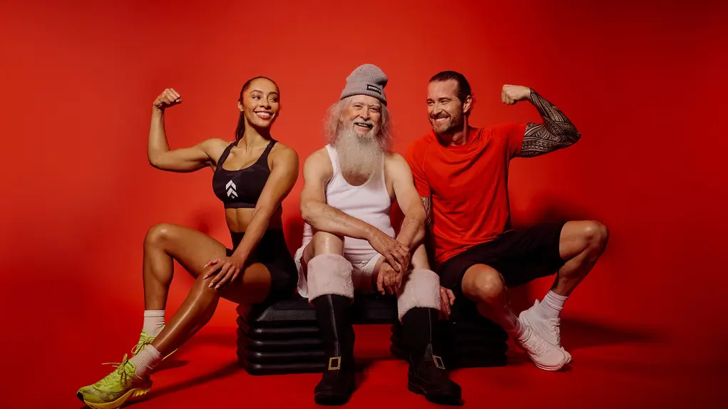 four people posing