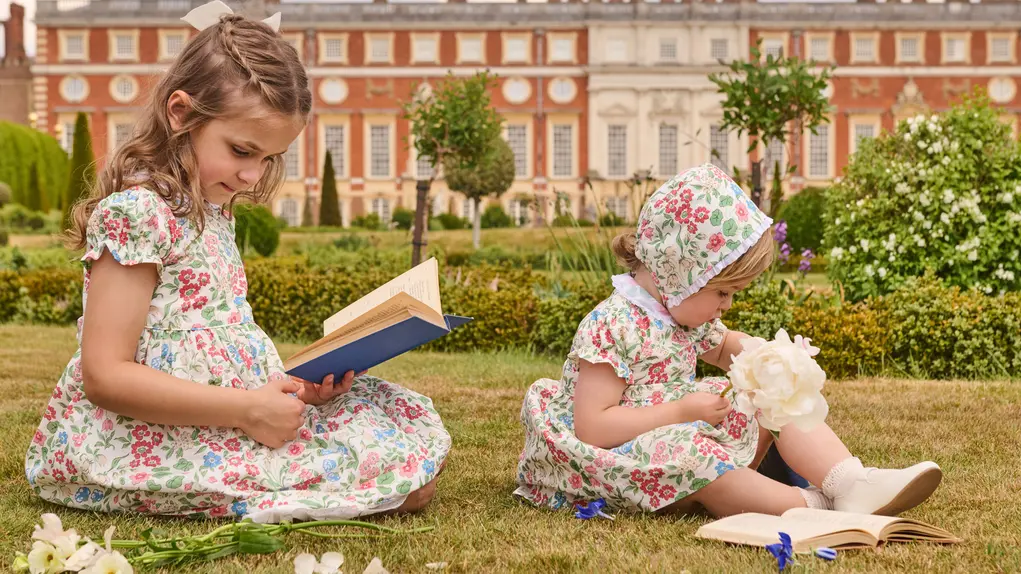 children on grass