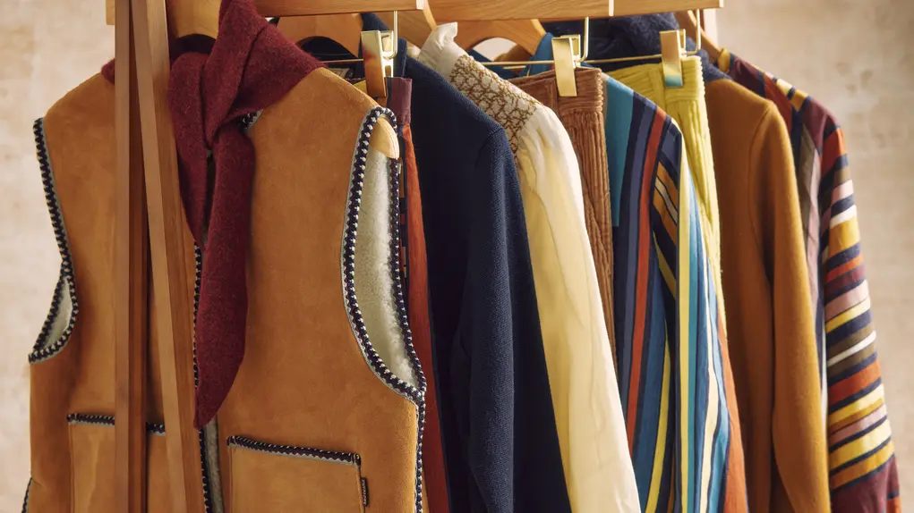 rail of clothes