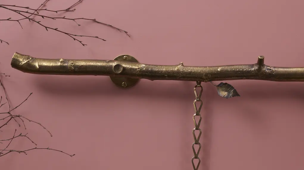 close up of wall hanging