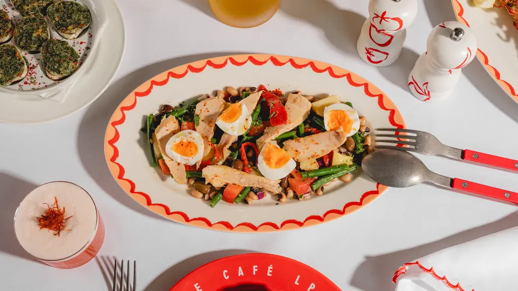 food on the plate