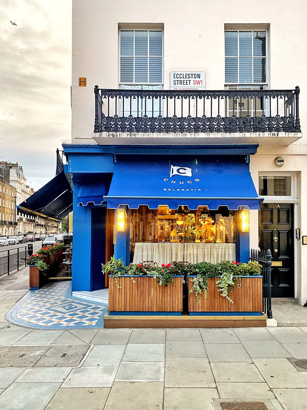 Exterior of restaurant