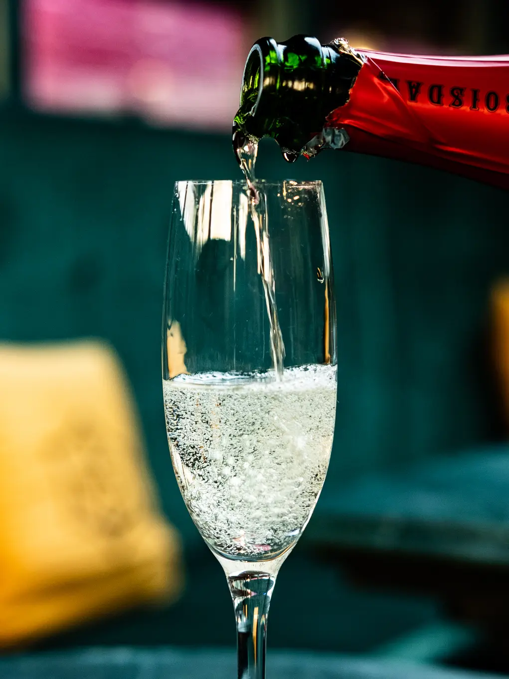 drink being poured