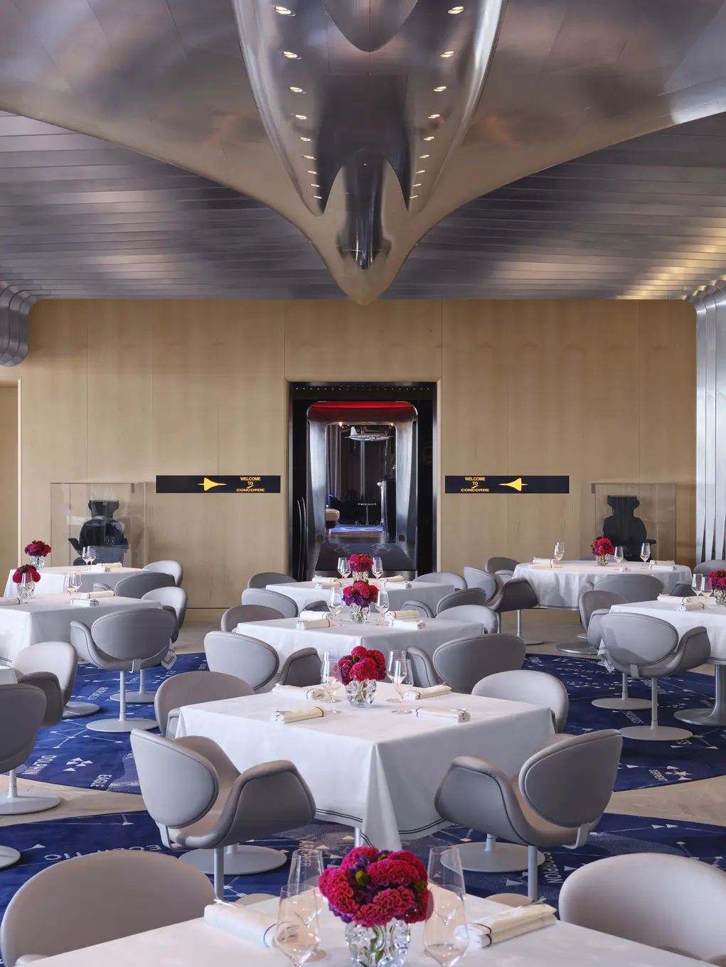 Interior of restaurant