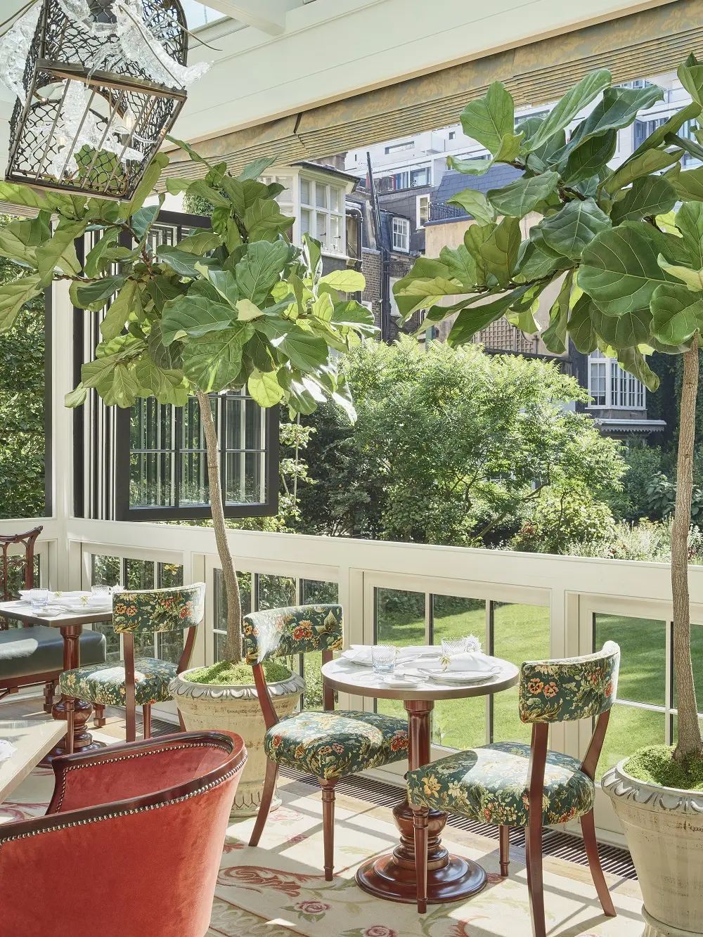 Outside dining area