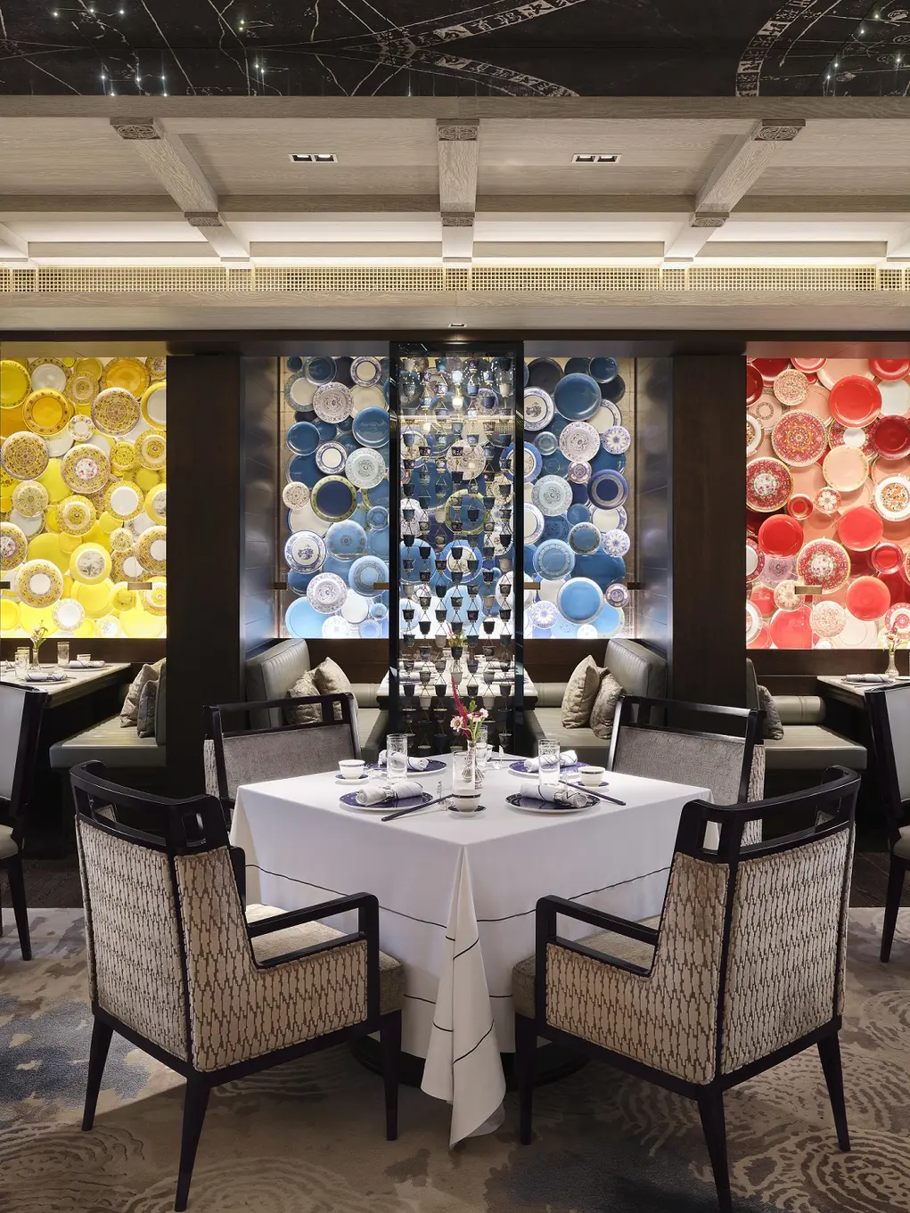 Interior of dining room