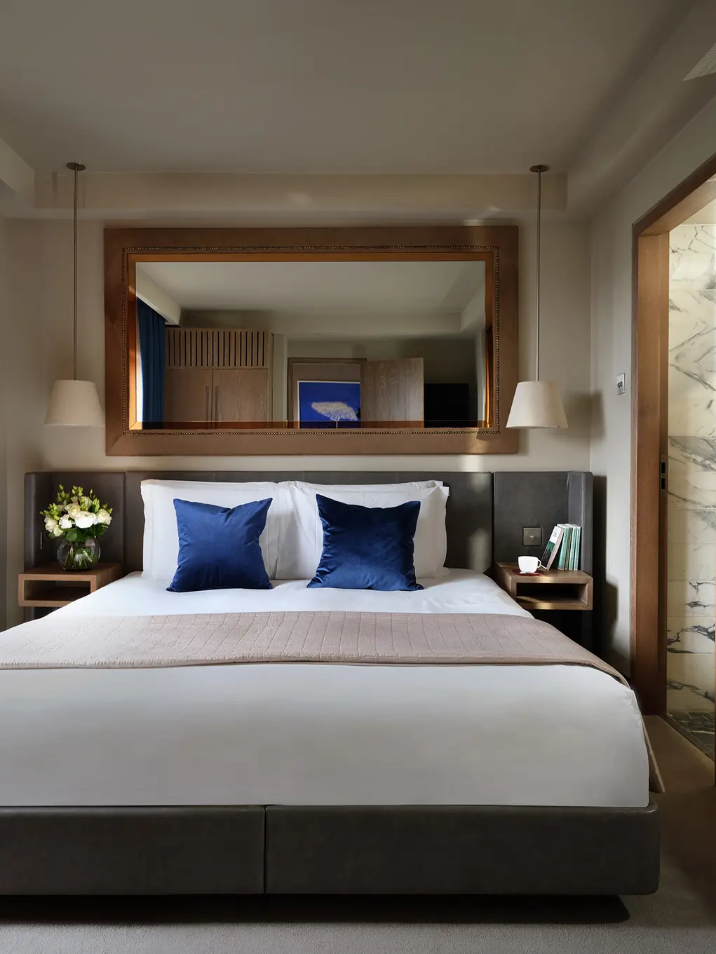 Interior of hotel suite