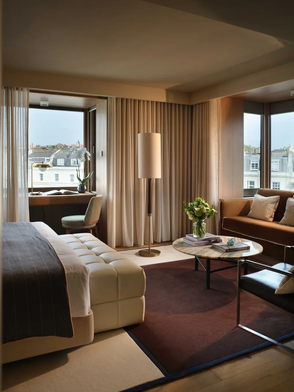 Interior of hotel suite