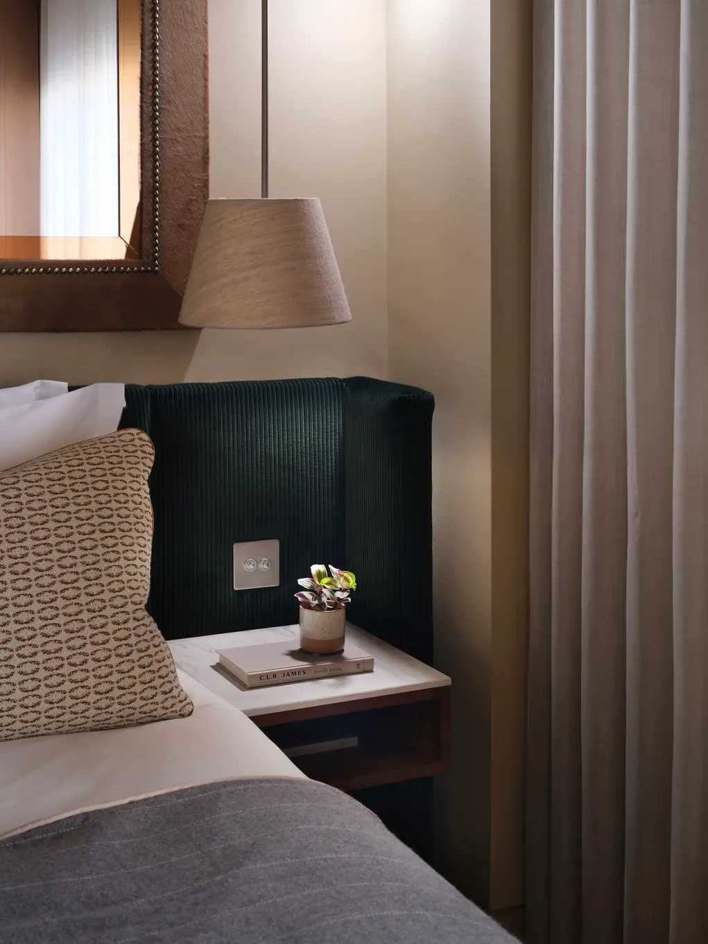 Interior of hotel suite
