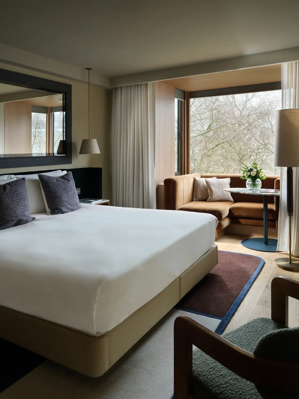 Interior of hotel suite