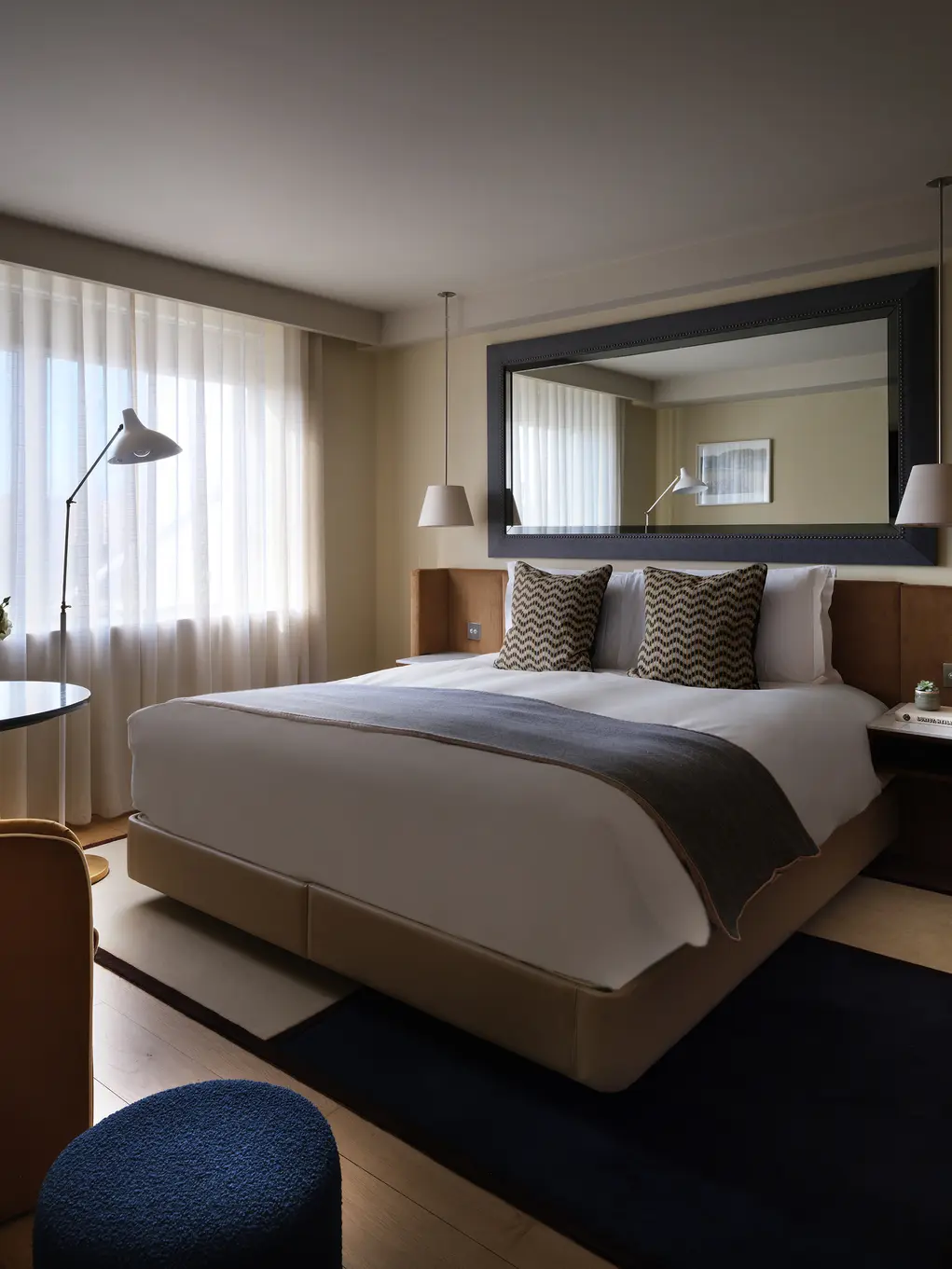 Interior of hotel suite
