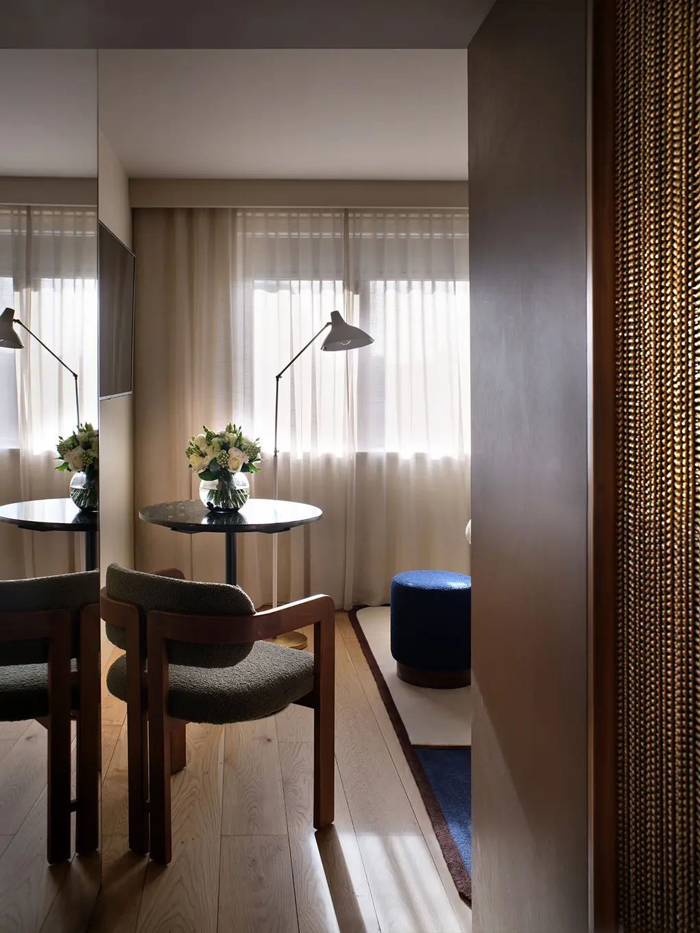 Interior of hotel suite