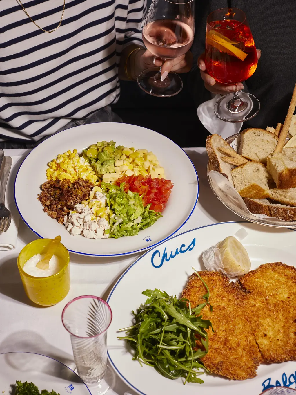 Plates of food
