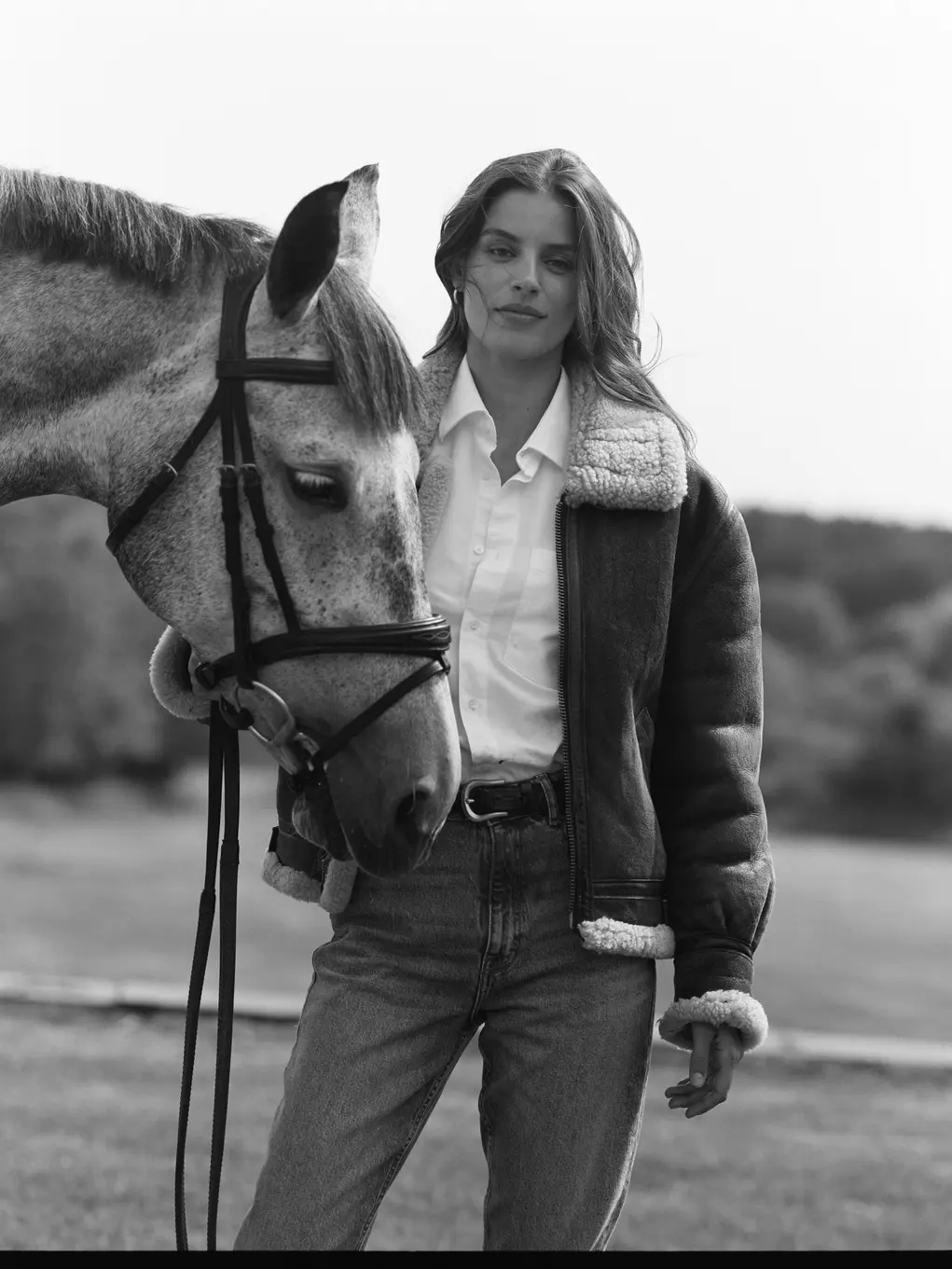 horse and woman