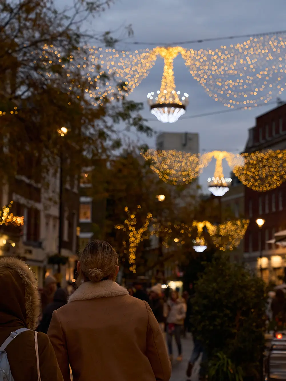 Elizabeth Street Christmas lights