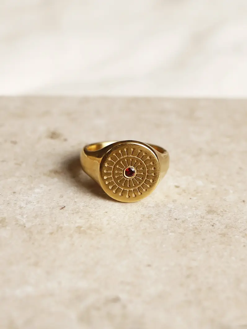 A gold ring