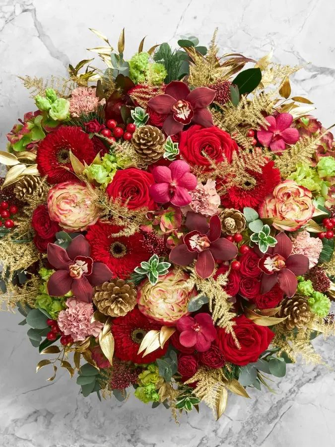 merry and bright bouquet