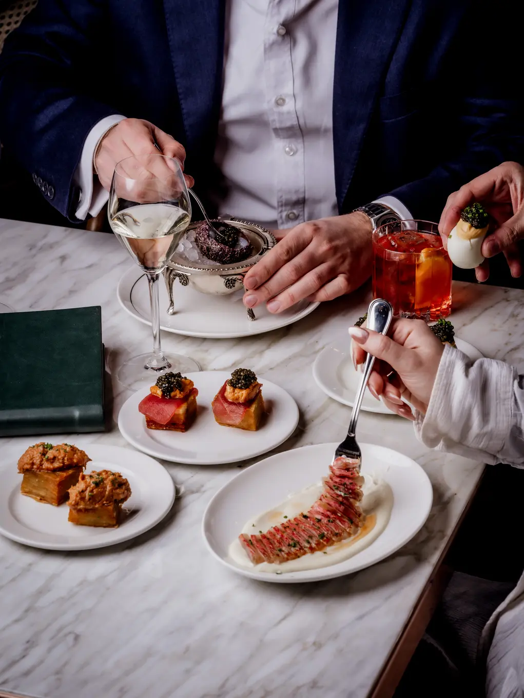 food on table