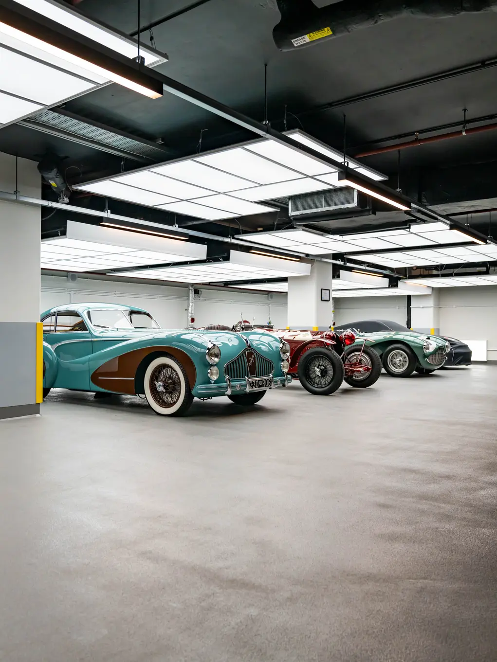 cars in garage