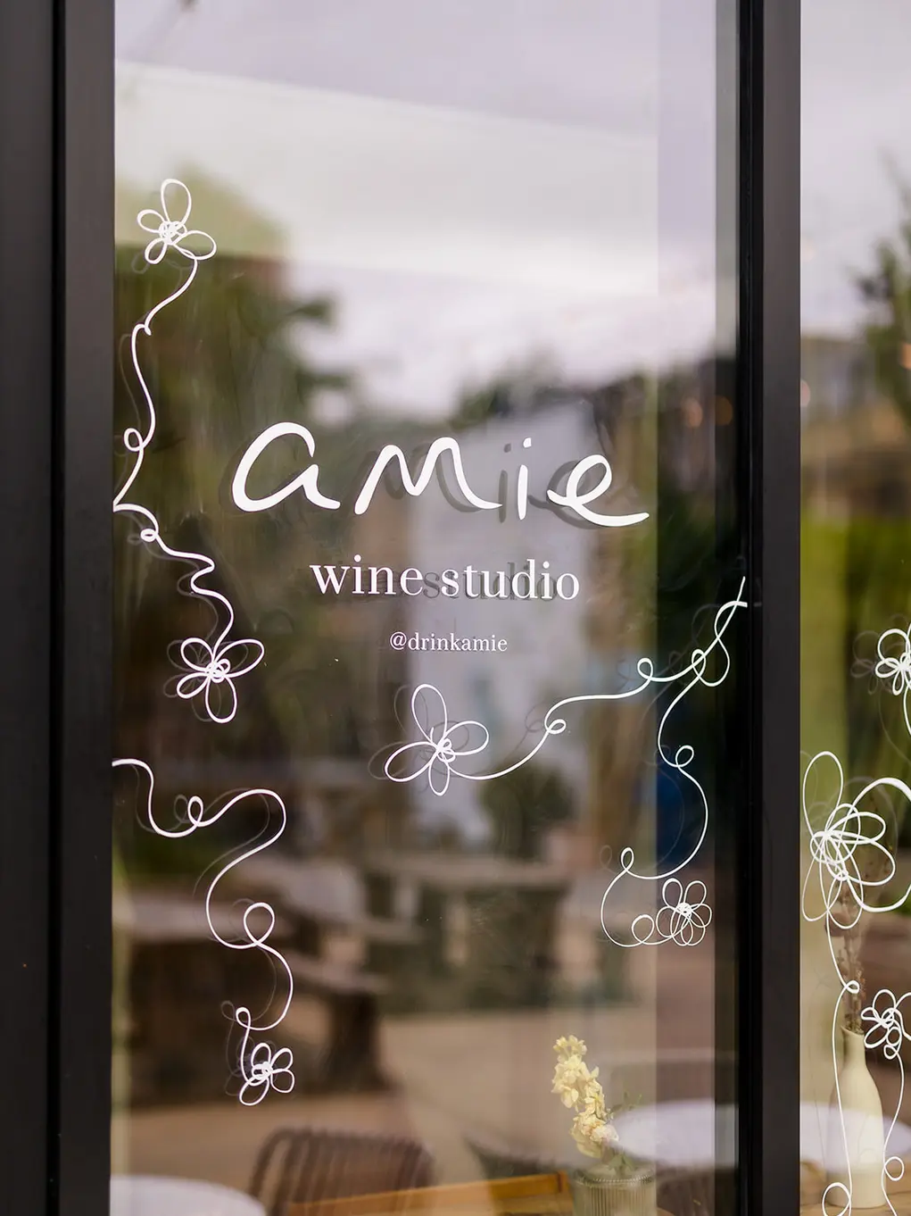 Amie Wine Studio entrance
