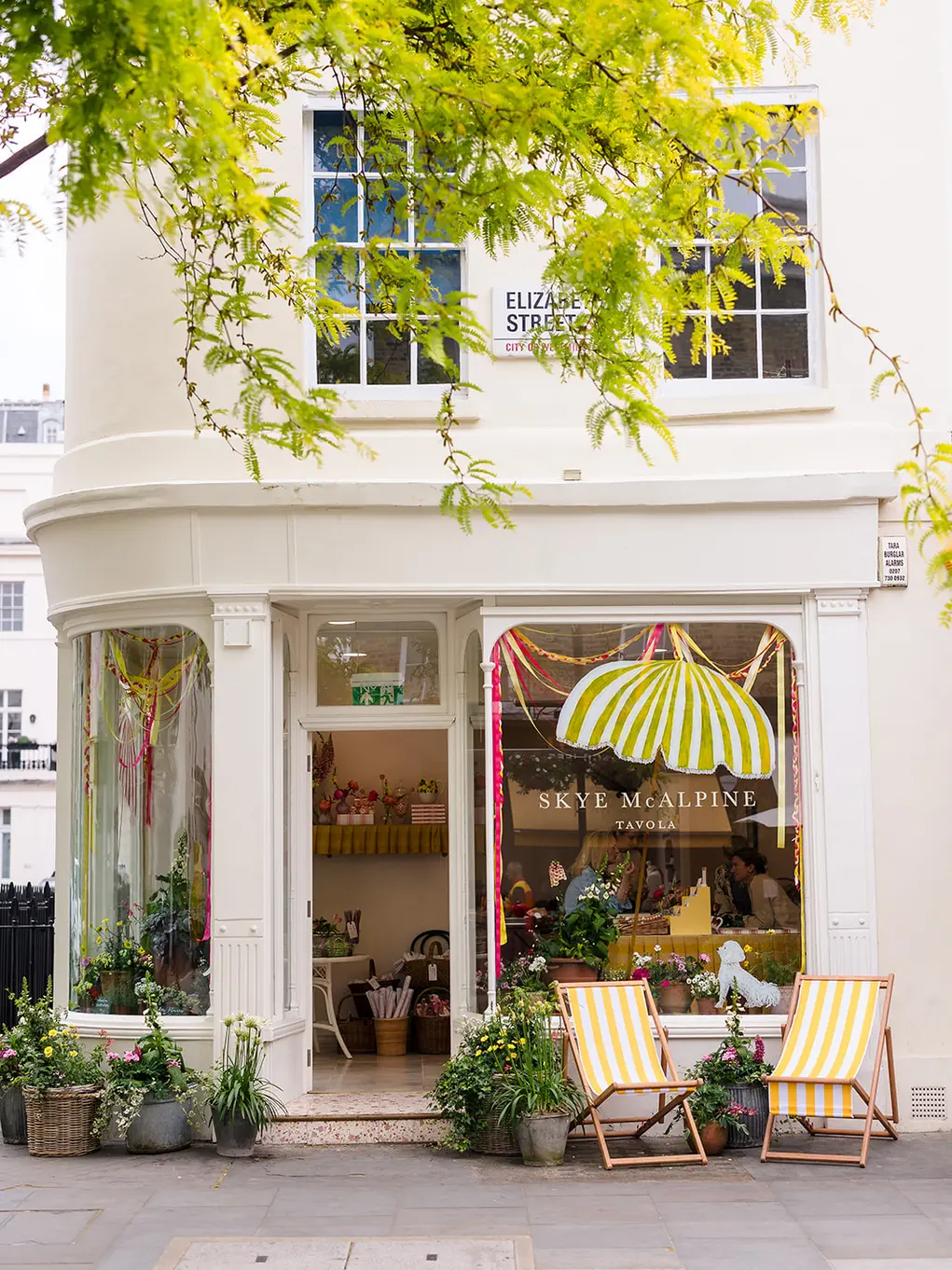 Outside of Tavola by Skye McAlpine 