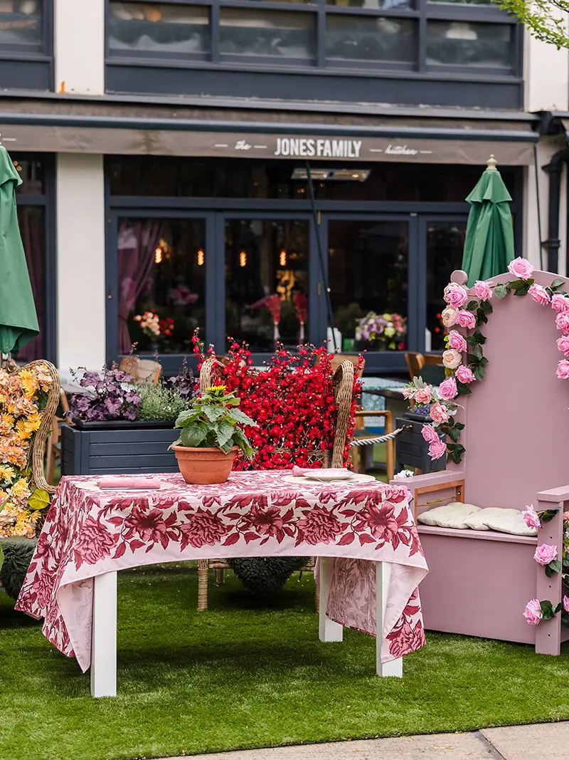 The Jones Family Kitchen's Belgravia in Bloom display