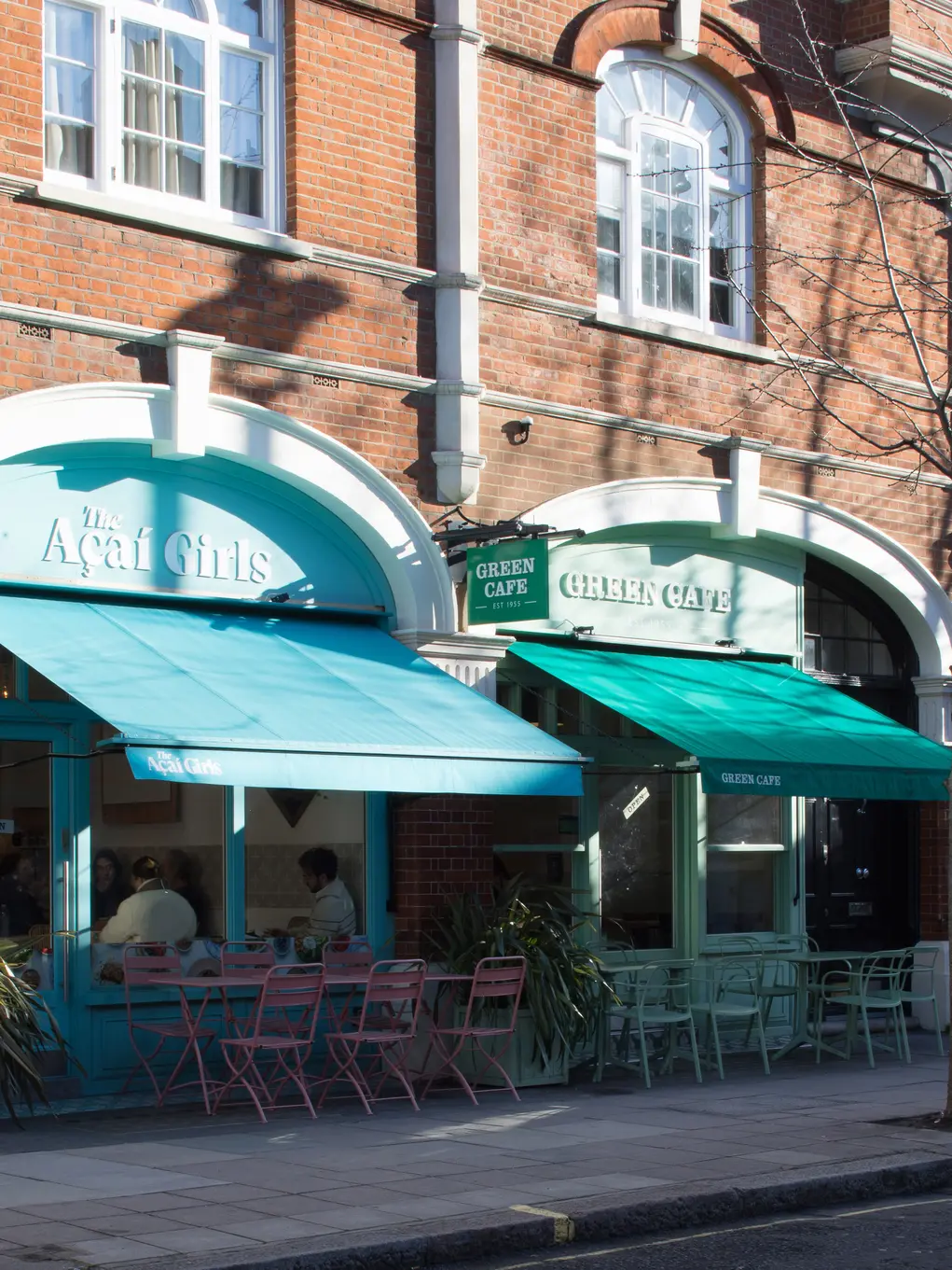 exterior of cafe