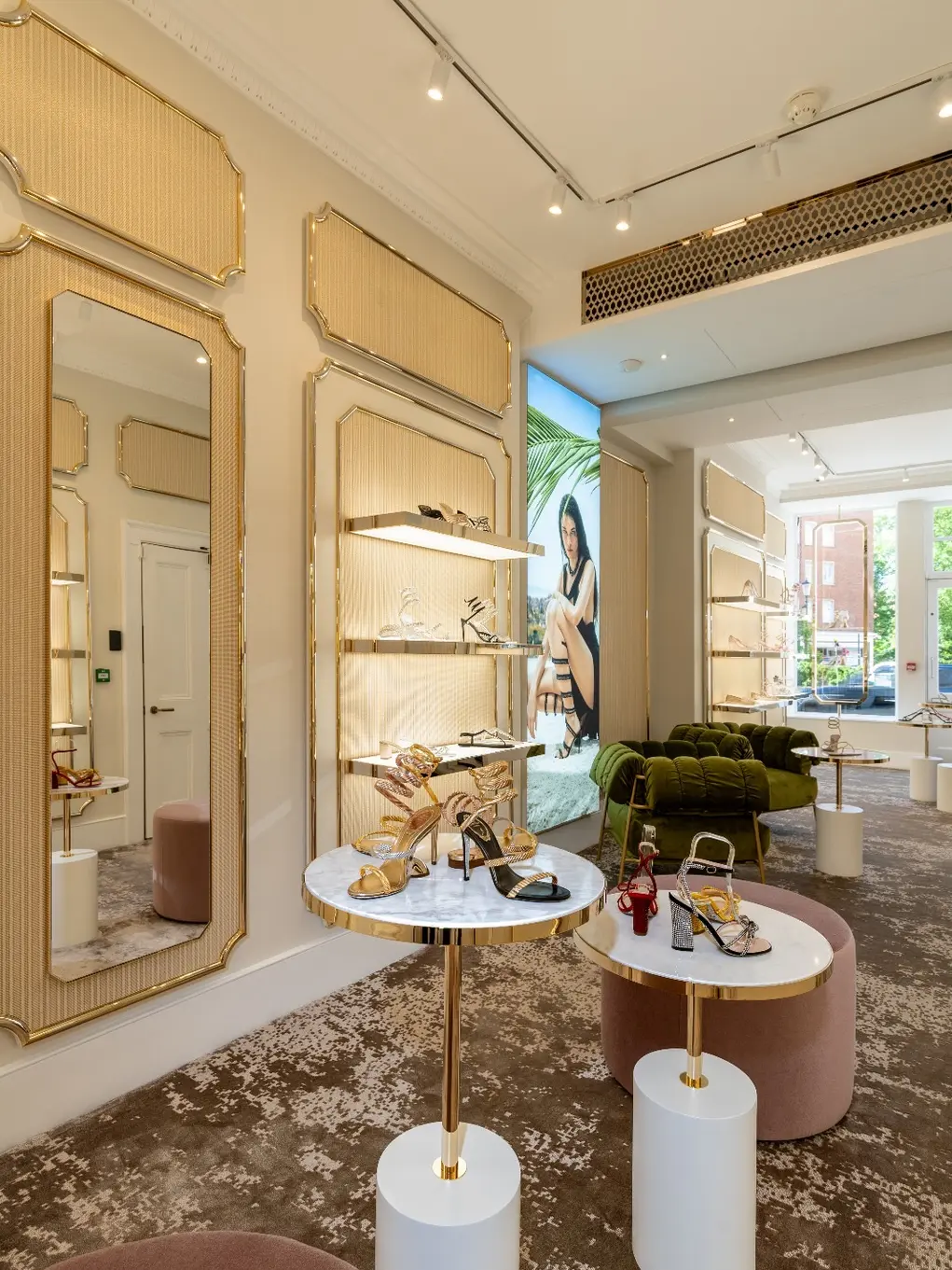 Interior of boutique 