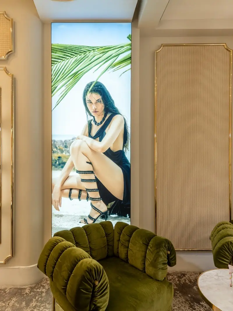 Interior of boutique 