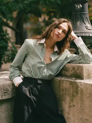 woman in shirt