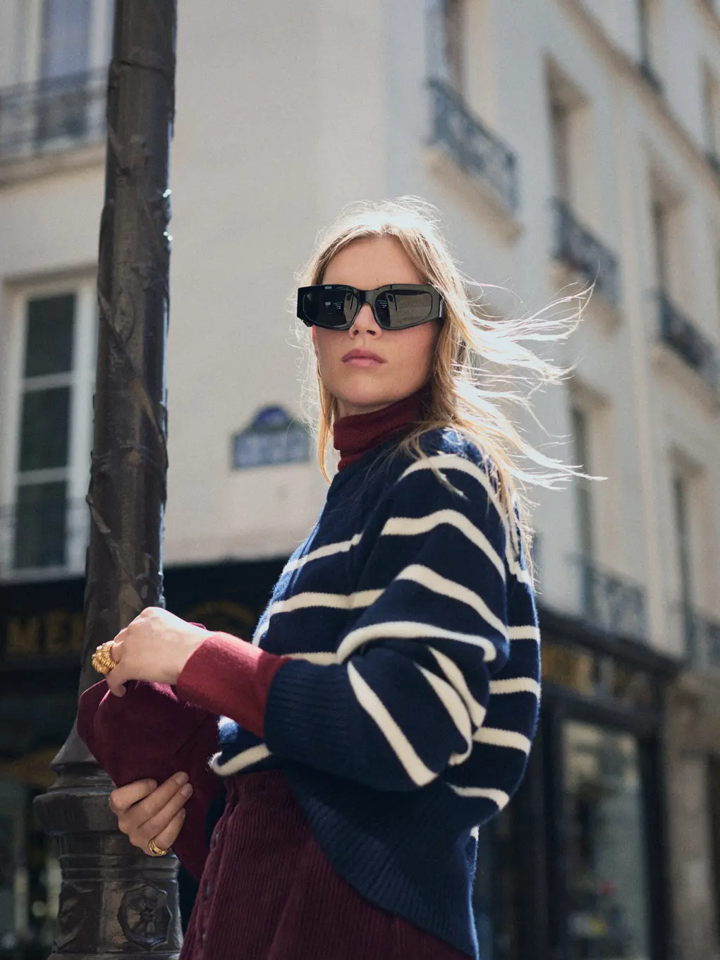 woman in street