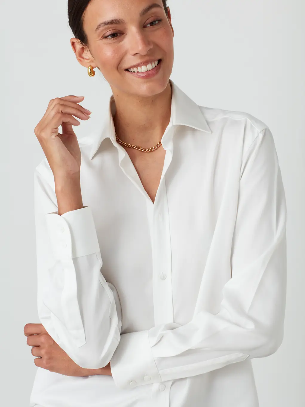 woman in shirt