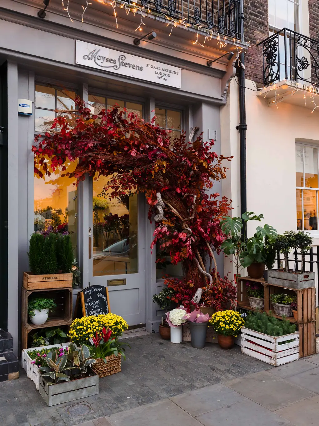 Moyses Stevens shopfront