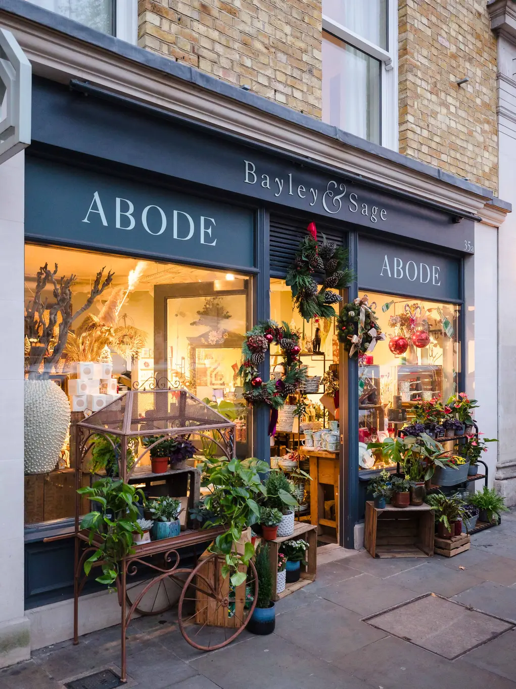 Bayley & Sage Abode shopfront