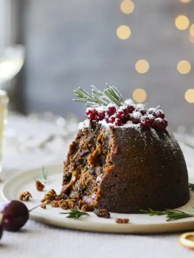A Christmas pudding