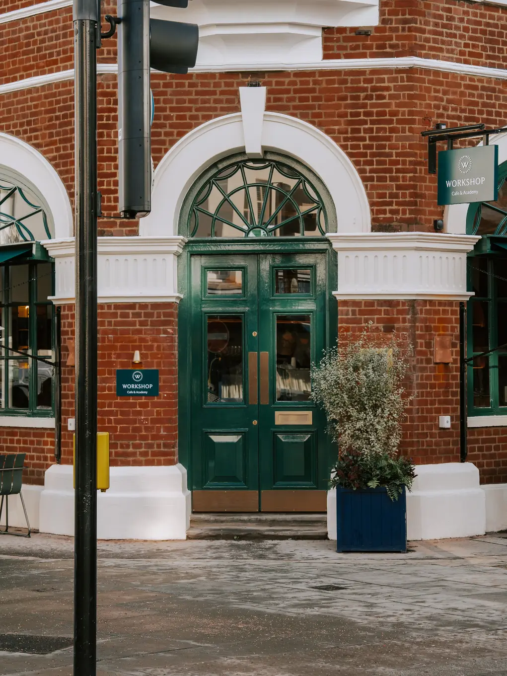 Exterior of Workshop Cafe 