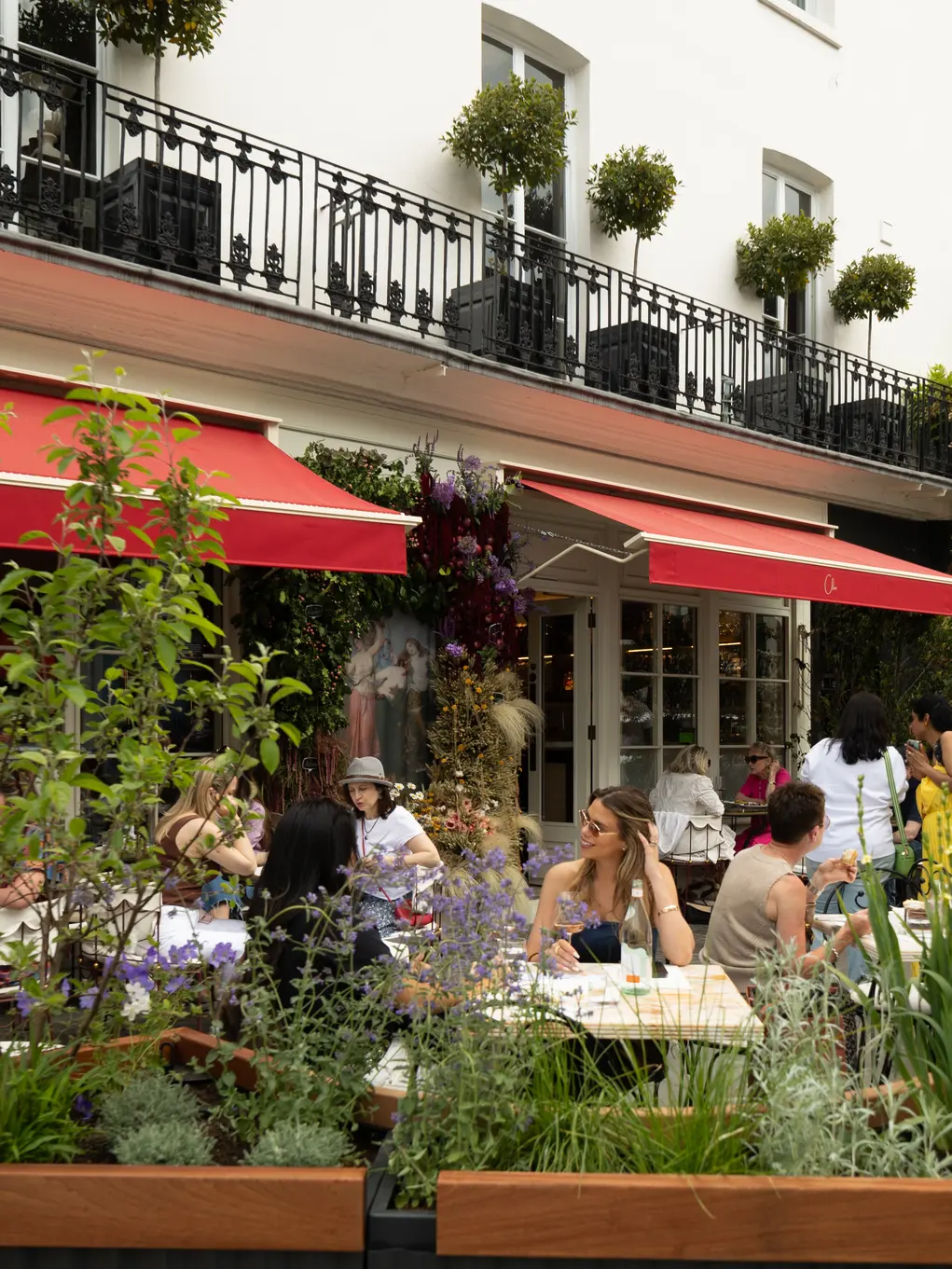 Outside of Cleo with alfresco dining