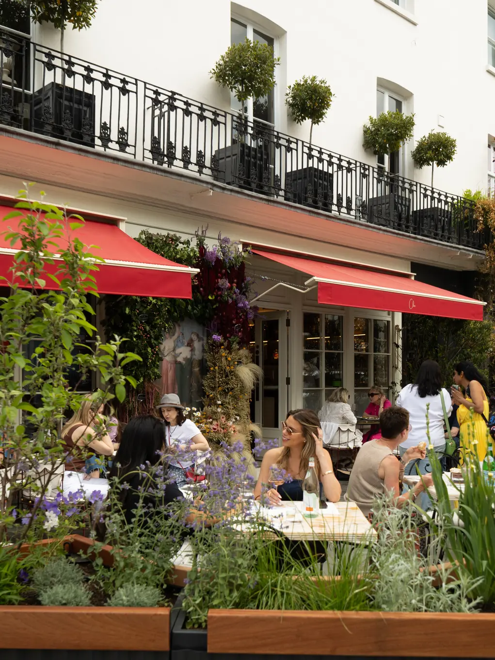 Outside of Cleo with alfresco dining