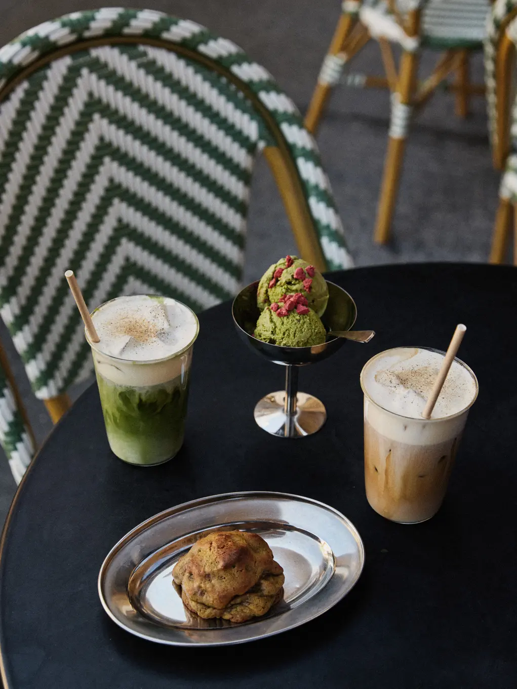 drinks and food