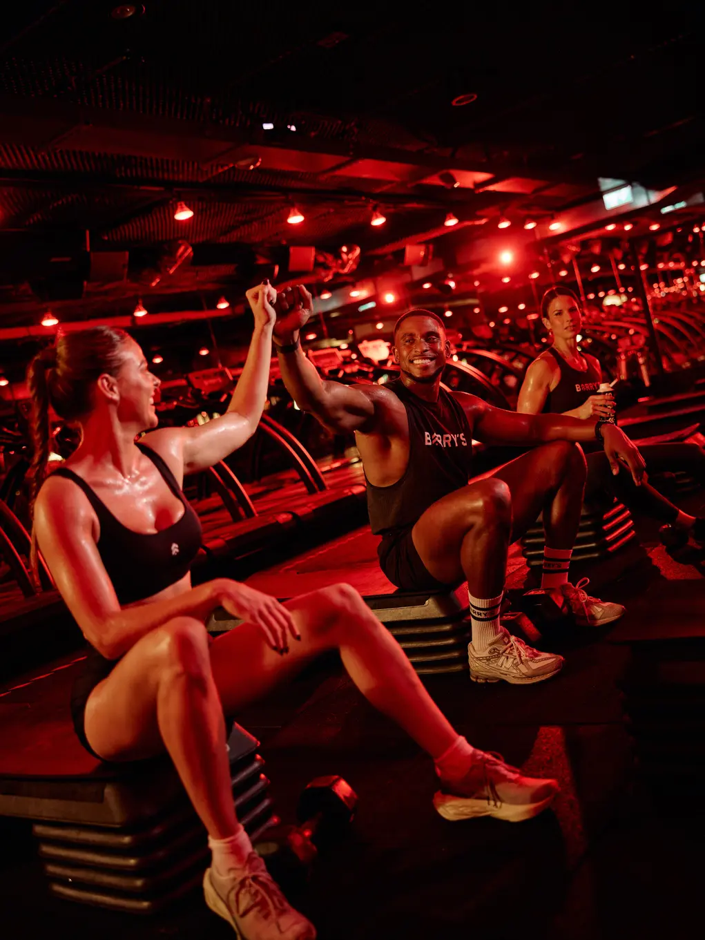 people working out