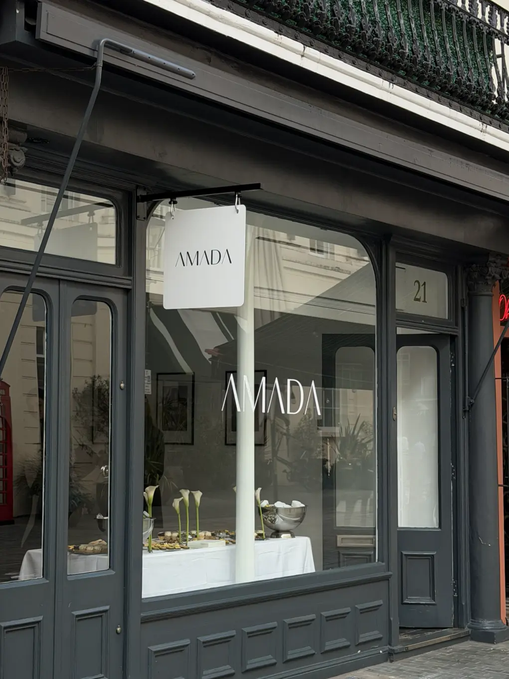 outside of a shop