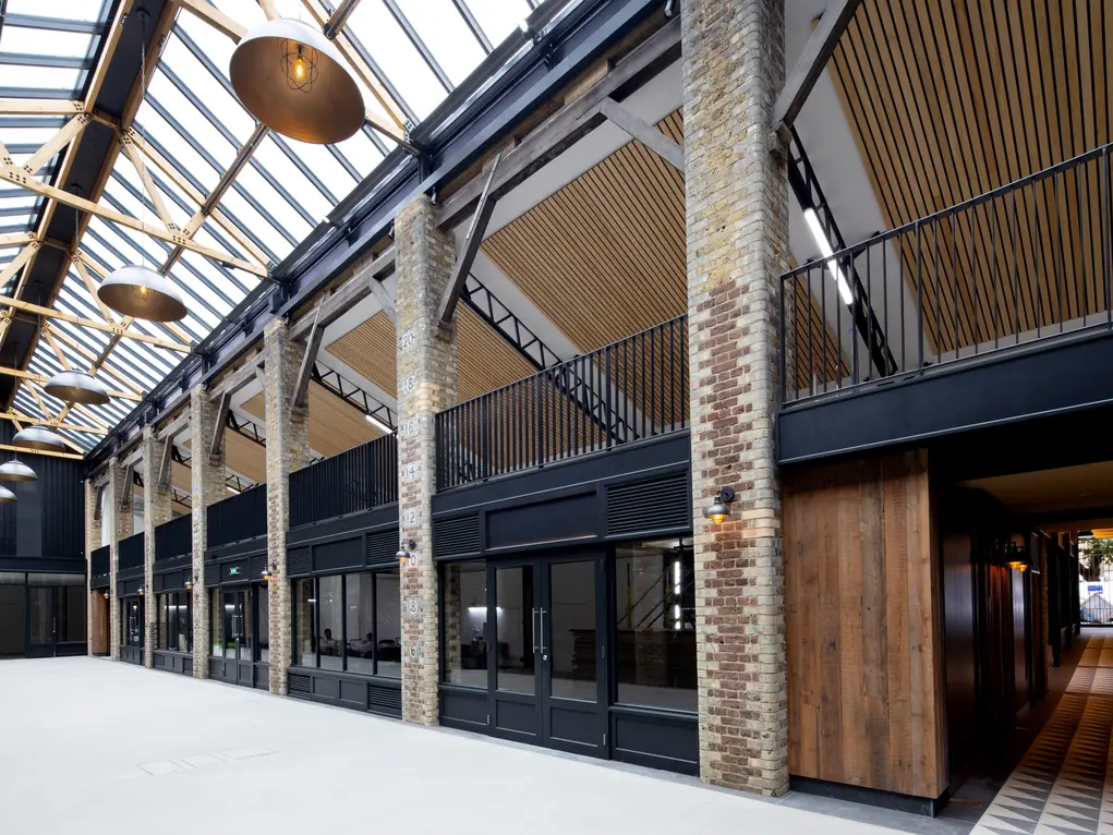 Inside Newsons Yard on Pimlico Road