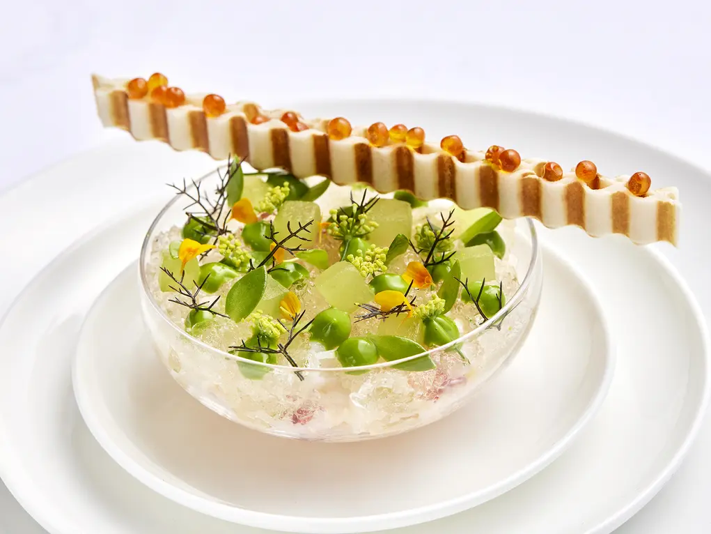 A shellfish cocktail