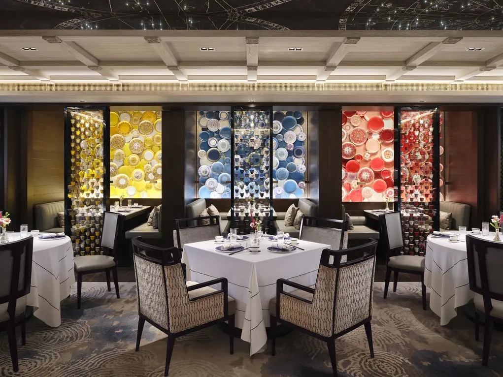 Interior of dining room