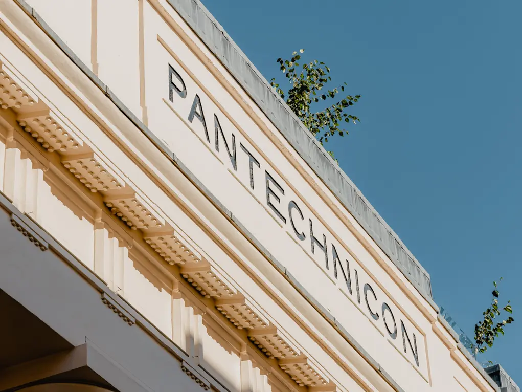 Exterior of Pantechnicon