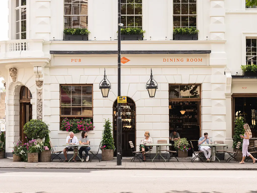 The front of The Orange pub 