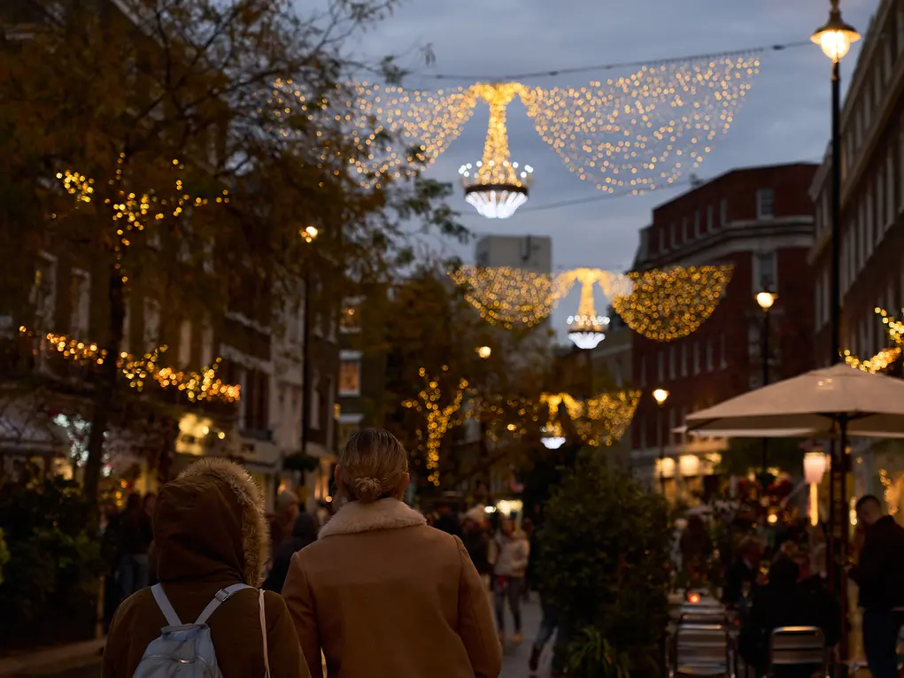 Elizabeth Street Christmas lights