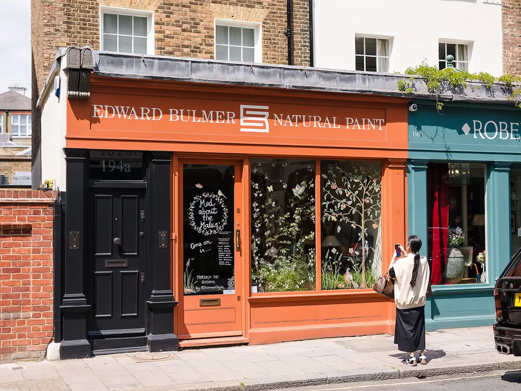 Edward Bulmer Natural Paint exterior of shop